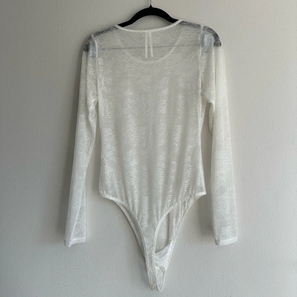 Anthropologie Harlowe Lace Bodysuit